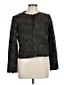 Ecru 100% Polyester Tweed Black Jacket Size L - photo 1