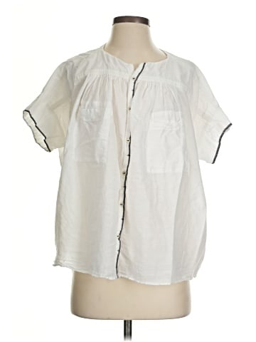 Pas De Calais Short Sleeve Blouse (view 1)