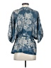 Kenar 100% Polyester Blue 3/4 Sleeve Blouse Size S - photo 2