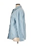 HOTOUCH Blue 3/4 Sleeve Button-Down Shirt Size XL - photo 5