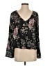 Cupcakes & Cashmere 100% Polyester Black 3/4 Sleeve Blouse Size XS - photo 1