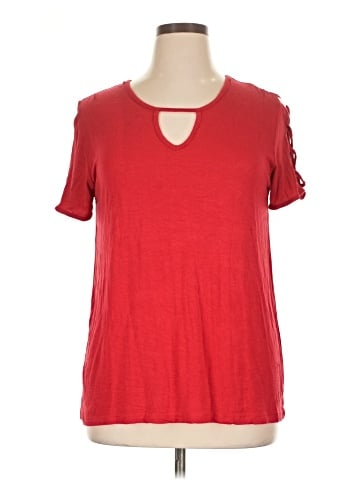 White Mark Short Sleeve Top (view 1)