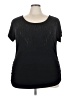 SJS Black Short Sleeve Top Size 3X - photo 1