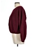 Ann Taylor LOFT 100% Polyester Solid Burgundy Pullover Sweater Size L - photo 5