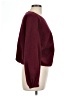 Ann Taylor LOFT 100% Polyester Solid Burgundy Pullover Sweater Size L - photo 4
