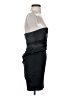 BCBGMAXAZRIA 100% Polyester Chevron-herringbone Black Cocktail Dress Size 0 - photo 4