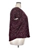 Elle Stars Burgundy Short Sleeve Blouse Size XXL - photo 4