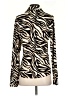 Haver Animal Print Ivory Long Sleeve Blouse Size S - photo 2
