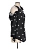 Unbranded Polka Dots Black 3/4 Sleeve Blouse Size L - photo 4