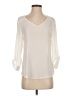 By & By 100% Polyester Ivory 3/4 Sleeve Blouse Size S - photo 1