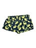 City Streets 100% Polyester Print Yellow Blue Shorts Size XL - photo 2
