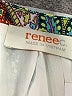 Renee C. 100% Polyester Paisley Blue Casual Dress Size M - photo 7