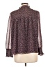 1.State 100% Polyester Brown Long Sleeve Blouse Size L - photo 2