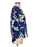 Veronica Beard Blue 3/4 Sleeve Silk Top Size 0 - photo 4
