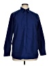 Lands' End 100% Cotton Blue Long Sleeve Button-Down Shirt Size 16 - photo 1