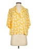 Rag & Bone 100% Viscose Yellow Short Sleeve Blouse Size XXS - photo 1