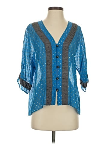 Plenty By Tracy Reese 3/4 Sleeve Silk Top (view 1)