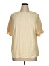 Unbranded Ivory Yellow Short Sleeve Blouse Size XL - photo 1