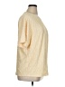 Unbranded Ivory Yellow Short Sleeve Blouse Size XL - photo 4