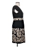 Tibi 100% Silk Graphic Black Casual Dress Size 4 - photo 4