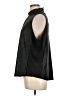 Allison Joy Metallic Black Sleeveless Blouse Size L - photo 5