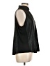 Allison Joy Metallic Black Sleeveless Blouse Size L - photo 4