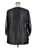 Torrid 100% Polyester Gray 3/4 Sleeve Blouse Size 2X Plus (2) - photo 2