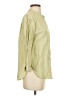 Uniqlo Stripes Green 3/4 Sleeve Button-Down Shirt Size S - photo 4