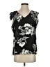Talbots 100% Polyester Black Sleeveless Blouse Size S - photo 1