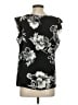 Talbots 100% Polyester Black Sleeveless Blouse Size S - photo 2