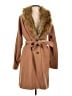 Express Brown Wool Coat Size L - photo 1