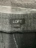 Ann Taylor LOFT Chevron-herringbone Gray Dress Pants Size L (tall) - photo 7