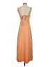 Le Lis Solid Orange Casual Dress Size S - photo 2