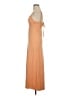 Le Lis Solid Orange Casual Dress Size S - photo 5