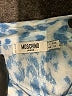 Moschino Jeans Animal Print Blue Button Down Size 10 - photo 6
