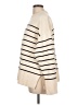 Zara Stripes Ivory Turtleneck Sweater Size L - photo 5
