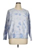 Athleta Tie-dye Blue Sweatshirt Size 1X - photo 1