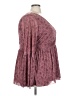 Torrid Burgundy Long Sleeve Blouse Size 4X Plus (4) - photo 4