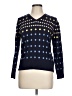 Lizgolf Polka Dots Blue Pullover Sweater Size L - photo 1