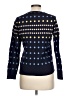 Lizgolf Polka Dots Blue Pullover Sweater Size L - photo 2