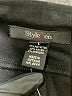 Style&Co Solid Black Casual Skirt Size L - photo 4