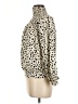 Shein Animal Print Ivory 3/4 Sleeve Blouse Size M - photo 5