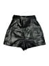 Express 100% Polyurethane Metallic Black Shorts Size 2 - photo 1