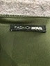 Fashion Nova 100% Polyester Solid Black Green Jumpsuit Size M - photo 4