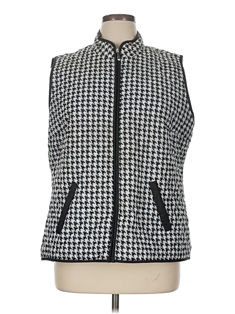Pre-owned Karen Scott Sport Vest In Gray