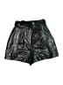 Express 100% Polyurethane Metallic Black Shorts Size 2 - photo 2