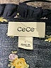 CeCe Floral Multi Color Black Long Sleeve Blouse Size L - photo 7