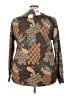 Oddi Paisley Brown Long Sleeve Blouse Size 3X - photo 2