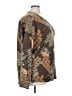 Oddi Paisley Brown Long Sleeve Blouse Size 3X - photo 4