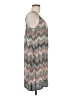 Dylan 100% Viscose Chevron-herringbone Gray Casual Dress Size M - photo 4